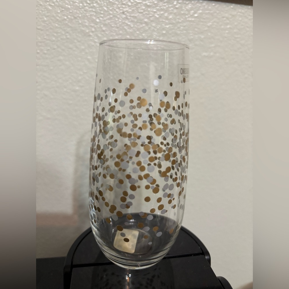 Krosno Poland stemless flute